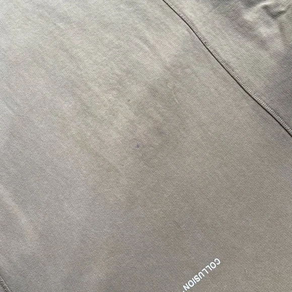COLLUSION longline camel hoodie - Picture 7 of 9